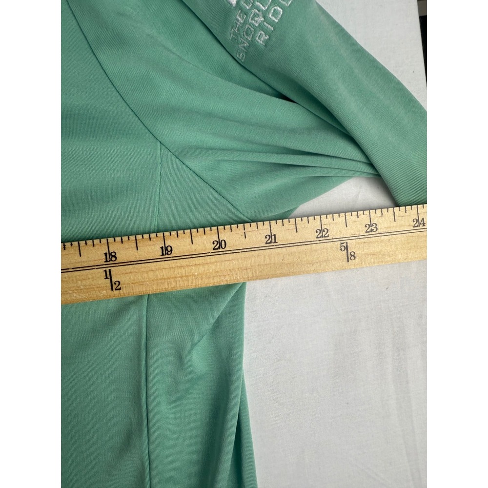 KJUS Quarter Zip Pullover Size 52L Green Snoqualmie Ridge UPF 50+ Active Top - Picture 4 of 6